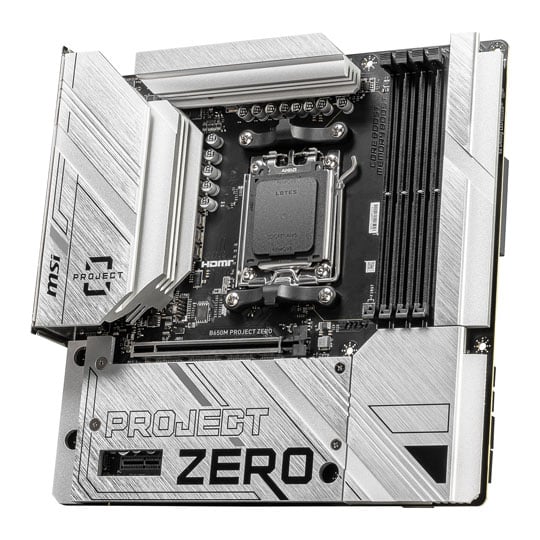 MSI AMD B650M PROJECT ZERO microATX Motherboard : image 3