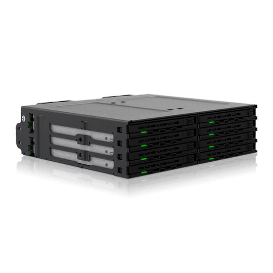 ICY DOCK ExpressCage 8 Bay 2.5" To 5.25" Bay Converter