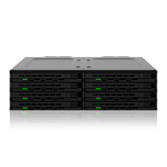 ICY DOCK ExpressCage 8 Bay 2.5" To 5.25" Bay Converter