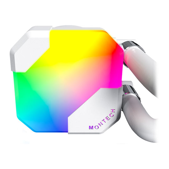 Montech HyperFlow ARGB 360 All In One 360mm White Intel/AMD CPU Water Cooler : image 4