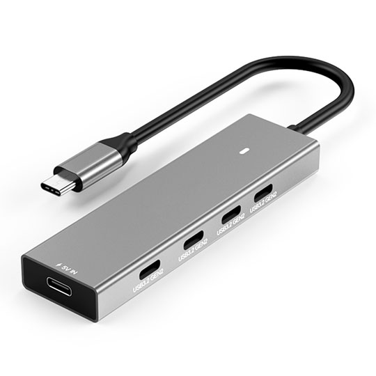 Xclio 4 Port USB Type-C to USB 3.2 Gen2 Type-C Hub