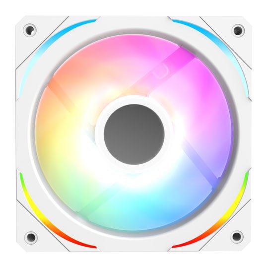 CiT Pro Lightning 120mm Three-Sided Infinity ARGB White PWM Fan