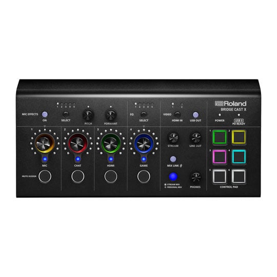 Roland Bridgecast-X Dual Bus Streaming Mixer and Video Capture interface