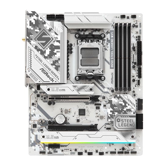 ASRock AMD B650 STEEL LEGEND WIFI ATX DDR5 AM5 Motherboard