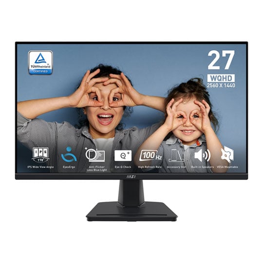 MSI Pro 27" MP275Q WQHD 100Hz Adaptive Sync IPS Monitor
