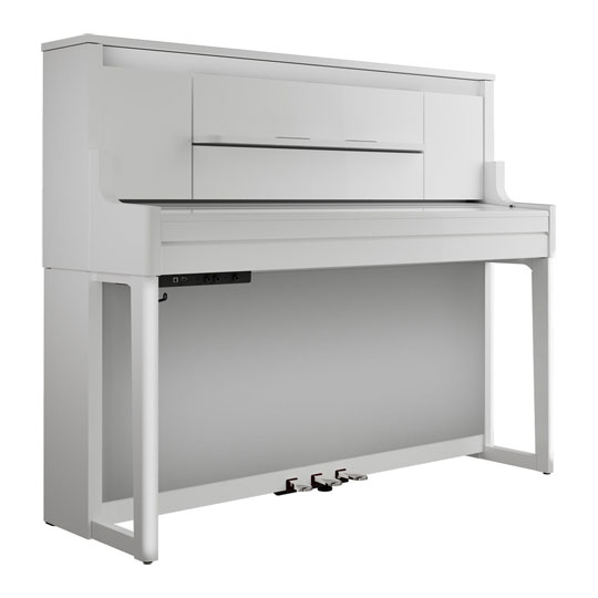 Roland LX-9-PW Luxury Upright Piano- Polished White