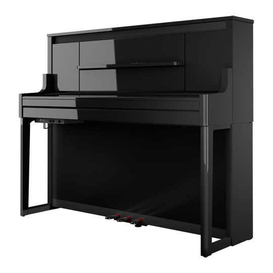 Roland LX-9-PE Luxury Upright Piano - Polished Ebony