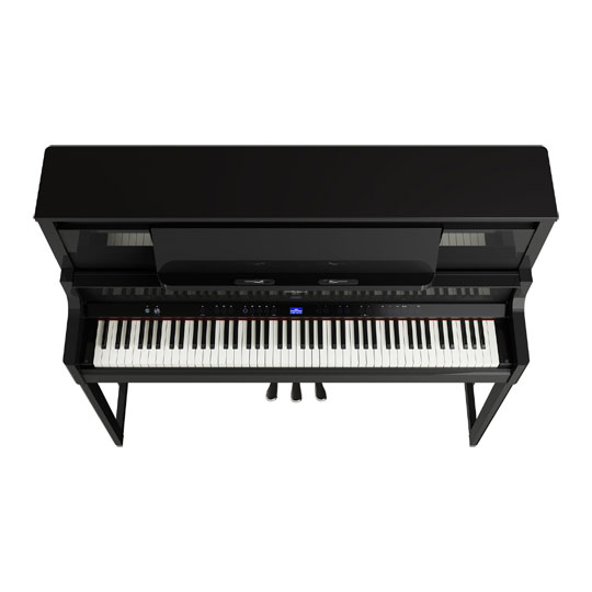 Roland LX-9-PE Luxury Upright Piano - Polished Ebony : image 3