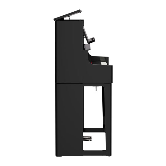 Roland LX-9-PE Luxury Upright Piano - Polished Ebony : image 4