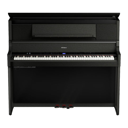 Roland LX-9-CH Luxury Upright Piano - Charcoal Black