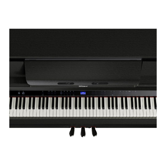 Roland LX-6-CH Luxury Upright Piano - Charcoal Black : image 4