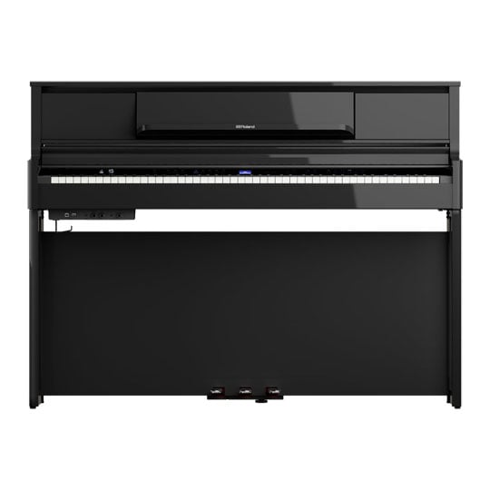 Roland LX-5-PE Upright Piano - Polished Ebony : image 3