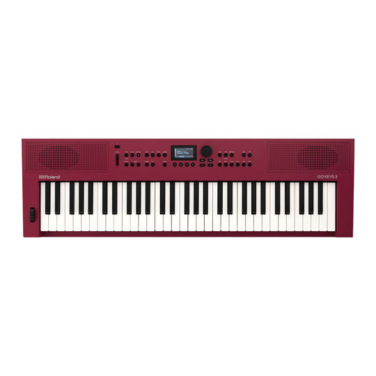 (Ex-Demo) Roland GO:KEYS 3 Music Creation Keyboard (Dark Red) : image 3