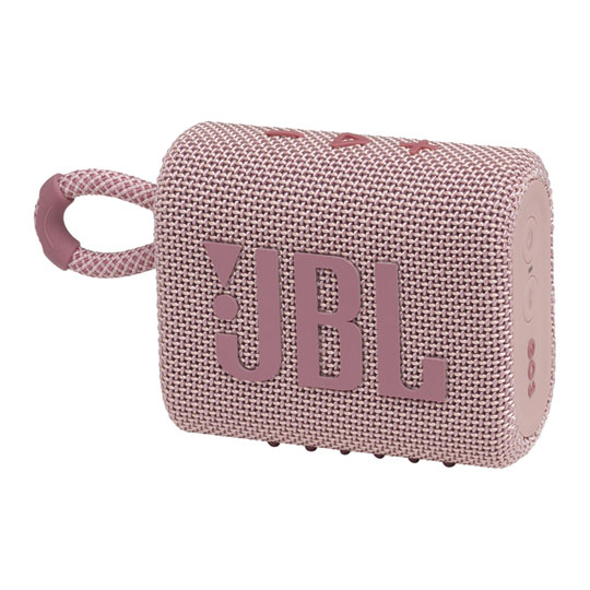 JBL GO 3 Compact Waterproof Portable Bluetooth Speaker Pink : image 1