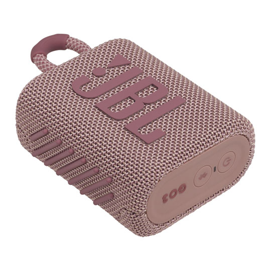 JBL GO 3 Compact Waterproof Portable Bluetooth Speaker Pink : image 3