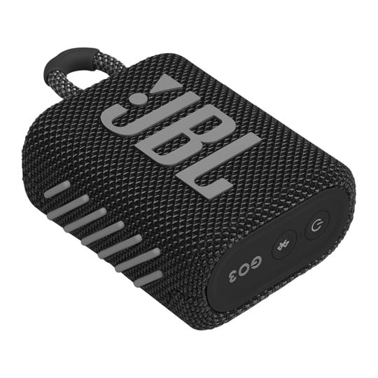 JBL GO 3 Compact Waterproof Portable Bluetooth Speaker Black : image 3