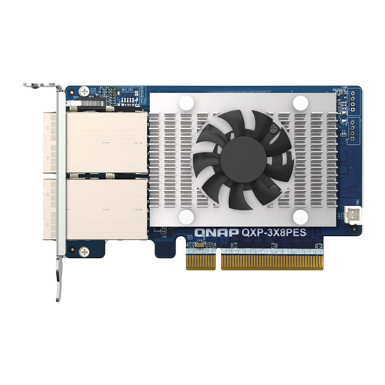 QNAP QXP-3X8PES 2-Port PCIe Gen3 x8 Expansion Card