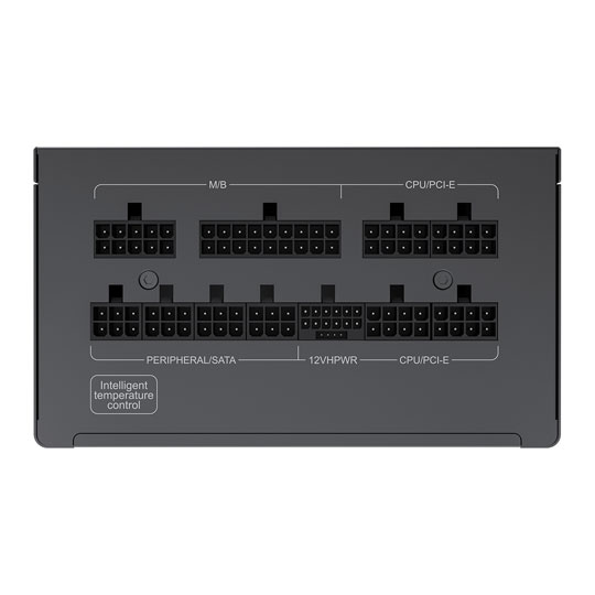 GameMax GX-850 Pro 850 Watt Fully Modular PCIe Gen 5 ATX3.0 80+ Gold Power Supply Black : image 4