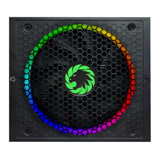GameMax RGB-550 550 Watt Fully Modular 80+ Gold ARGB PSU/Power Supply ...