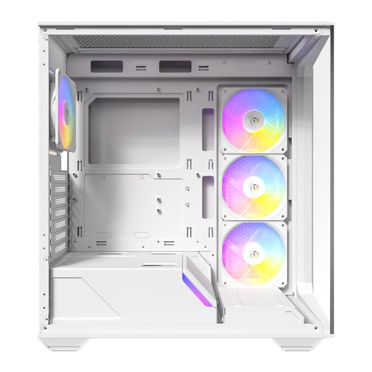 Antec C3 ARGB Mid Tower Tempered Glass PC Gaming Case White