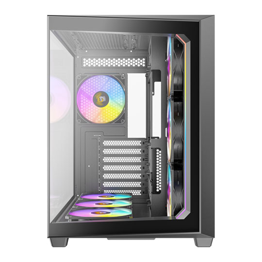 Antec C5 ARGB Mid Tower Tempered Glass PC Gaming Case Black : image 3
