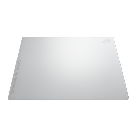 Asus ROG Moonstone Ace L Tempered Glass White Gaming Mouse Pad