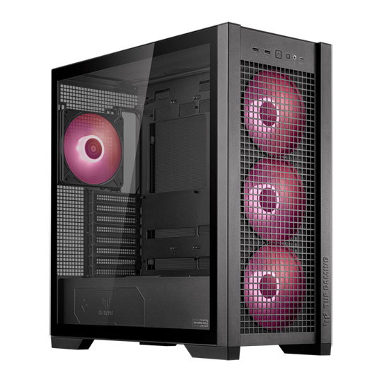 ASUS TUF Gaming GT302 ARGB Black Mid Tower Gaming Case