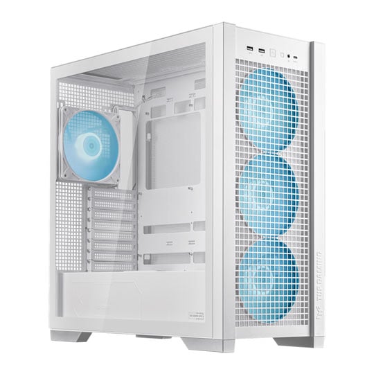 ASUS TUF Gaming GT302 ARGB White Mid Tower Gaming Case