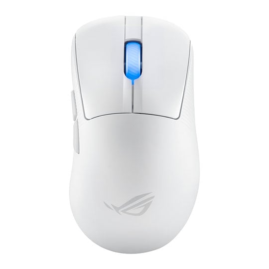 ASUS ROG Keris II Ace White Optical Wireless/Wired Aimpoint Gaming Mouse