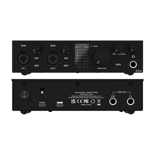 (Open Box) Topping E2x2 USB Audio Interface