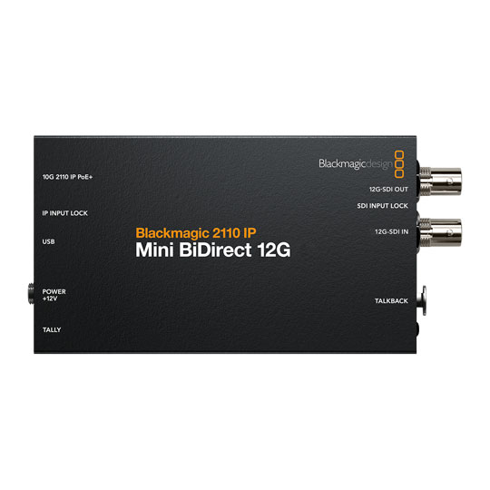 Blackmagic 2110 IP Mini BiDirect 12G Converter
