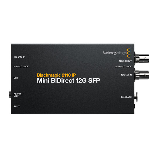 Blackmagic 2110 IP Mini BiDirect 12G SFP
