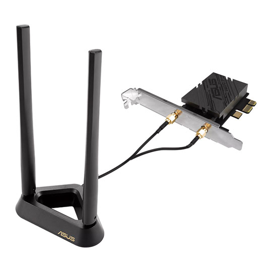 ASUS Tri-Band WiFi 7/BT 5.4 BE9400 Wireless PCIe Add-In Card /w Magnetised Base