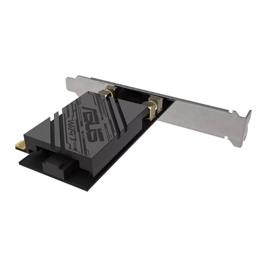 ASUS Tri-Band WiFi 7/BT 5.4 BE9400 Wireless PCIe Add-In Card /w Magnetised Base : image 4