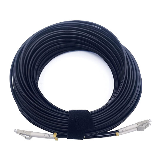150m  LC UPC to LC UPC OM3 Multimode Fibre Optic Cable For Outdoor/Indoor Use