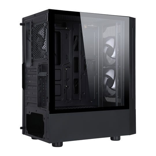 CiT Impact Black Mid Tower PC Gaming Case : image 2