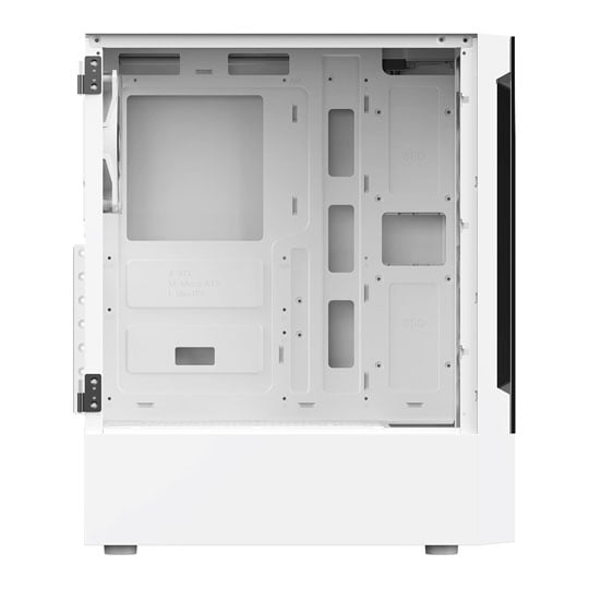 CiT Impact White Mid Tower PC Gaming Case