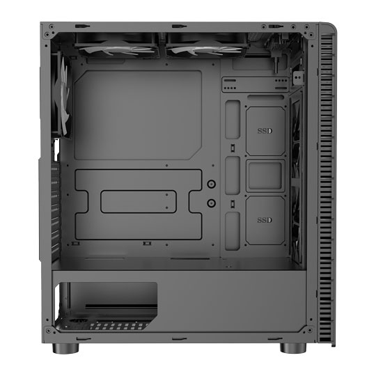 CiT Raider Black Mid Tower PC Gaming Case : image 2