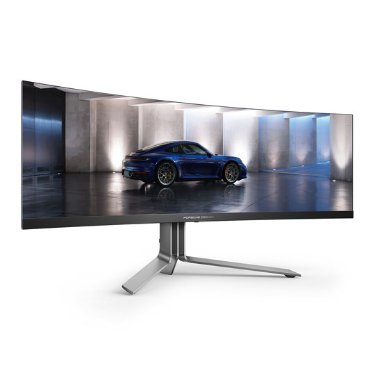 AOC AGON 49" Porsche PD49 Curved DQHD 240Hz Adaptive Sync QD-OLED Gaming Monitor