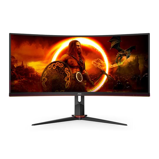 AOC CU34G2XP/BK 34" WQHD 180Hz Curved Freesync Premium Gaming Monitor