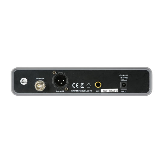 Citronic Tuneable Dual UHF Beltpack Microphone System : image 2