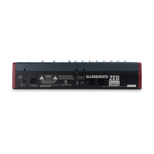 Allen & Heath ZED60-14FX 14-Channel Mixer with USB Audio Interface and Effect : image 4
