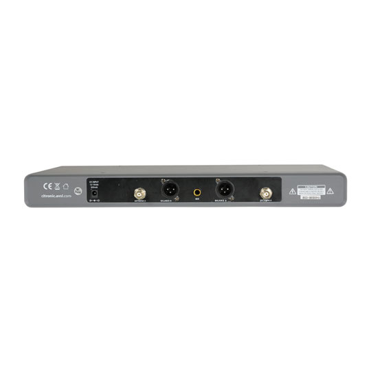 Citronic Twin Tuneable Dual UHF Beltpack Microphone System : image 3