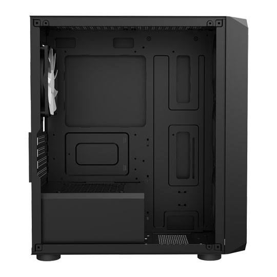 GameMax Icon MicroATX Tempered Glass PC Gaming Case Black : image 2