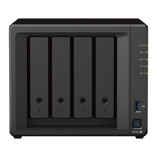 Synology Diskstation DS923+ 4 BAY Open Box Desktop NAS 2/5"/3.5" SSD/HDD
