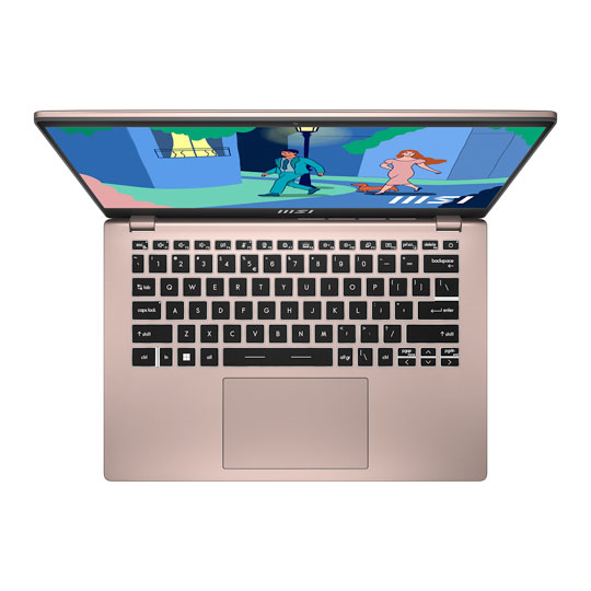 MSI Modern 14 C12M 14" FullHD 60Hz Core i5 Intel Iris Xe Graphics Laptop - Beige Rose : image 3
