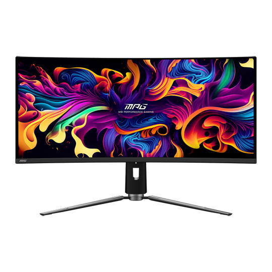 MSI MPG 341CQPX QD-OLED 34" 240Hz Curved AdaptiveSync HDR OLED Gaming Monitor : image 2