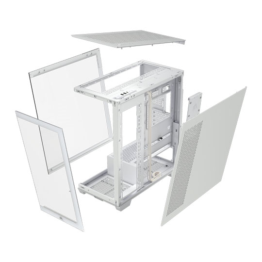 Corsair 3500X White Tempered Glass Mid-Tower ATX Case : image 3