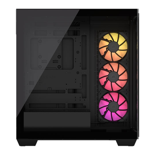 CORSAIR iCUE LINK 3500X RGB Tempered Glass Mid-Tower PC Case Black