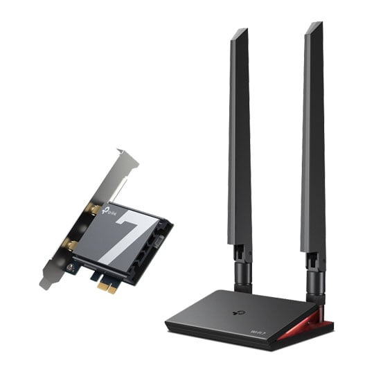 tp-link Archer TBE550E BE9300 WiFi 7 Bluetooth MU-MIMO Tri Band PCI-E Adapter
